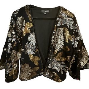 Sequin Bolero Jacket - Medium